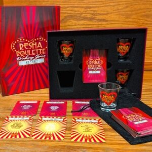 Roulette Drinking Game Set - Red and Black